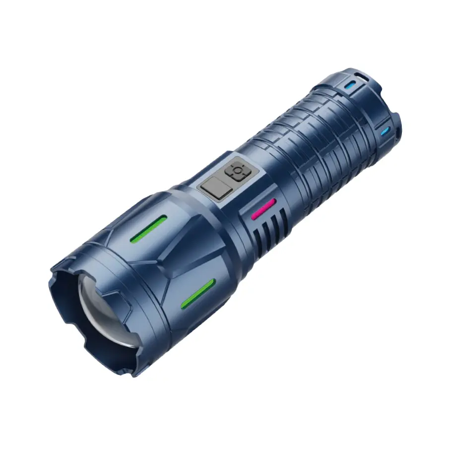 Robuste, wiederaufladbare taktische LED-Taschenlampe mit 30 W