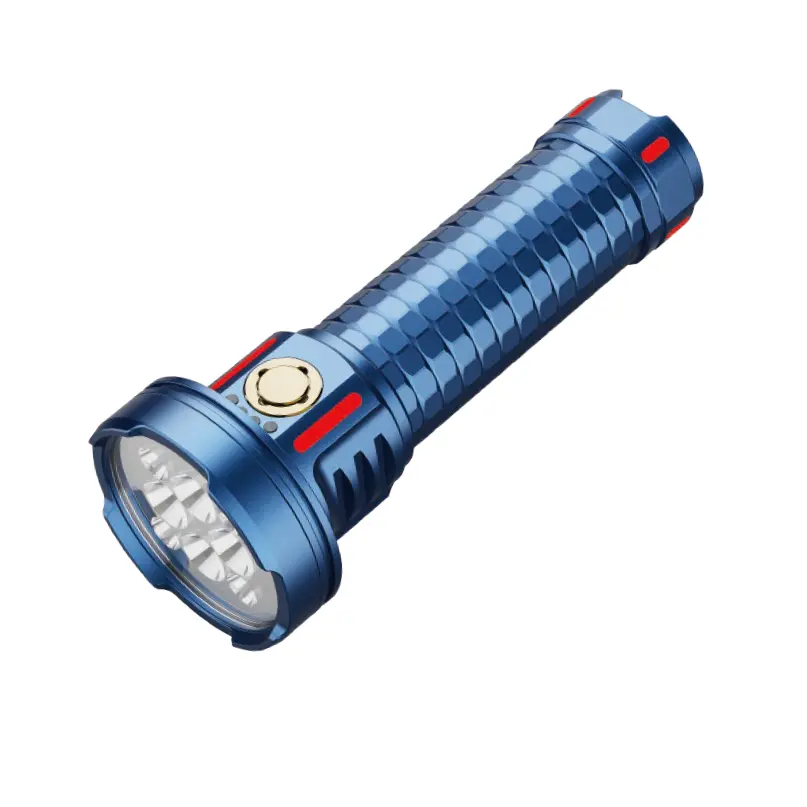Leistungsstarke taktische Taschenlampe für Outdoor-Enthusiasten
