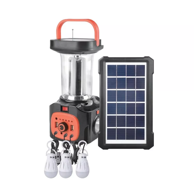 3W Solar-Camping-Laternen-Set, wiederaufladbar