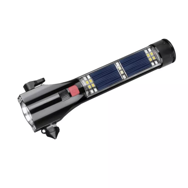 Solar wiederaufladbare Notfall-LED-Taschenlampe